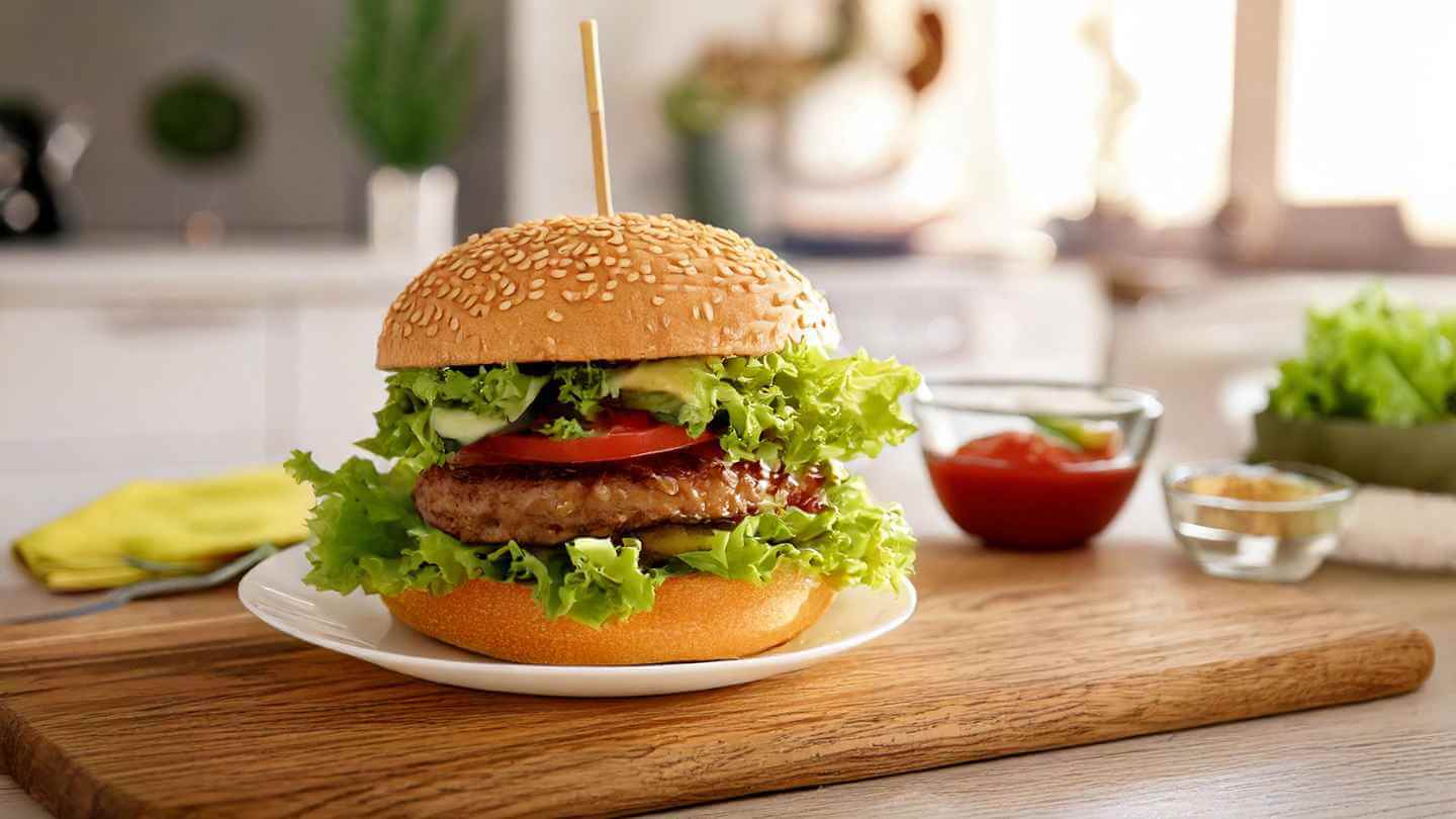 Hamburger Keto fatto in casa