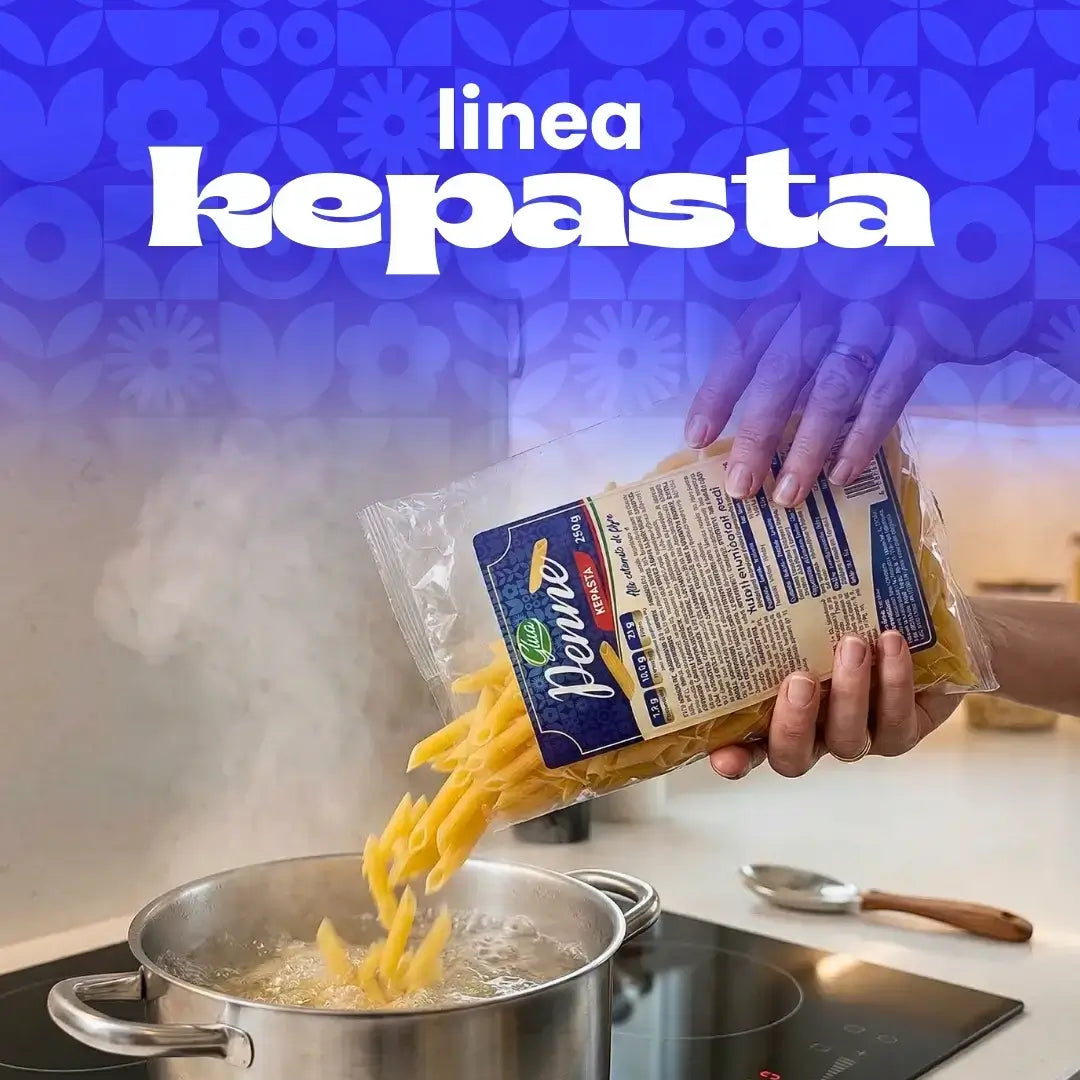 Pasta della collezione Equilibria, alimenti keto per dieta chetogenica, con gusto autentico italiano.