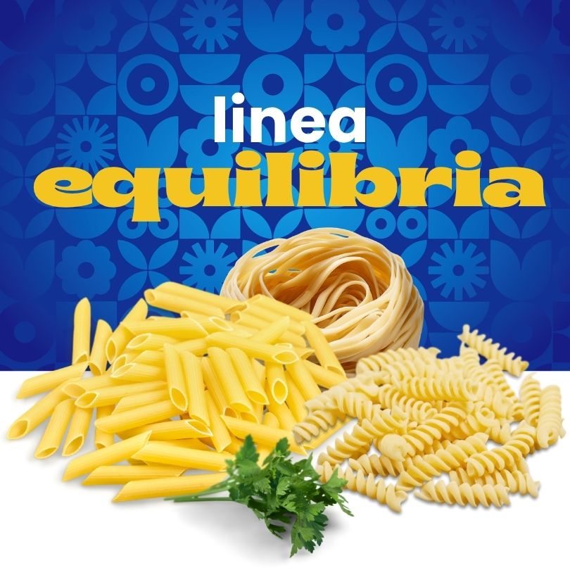Pasta della collezione Equilibria, alimenti keto per dieta chetogenica, con gusto autentico italiano.