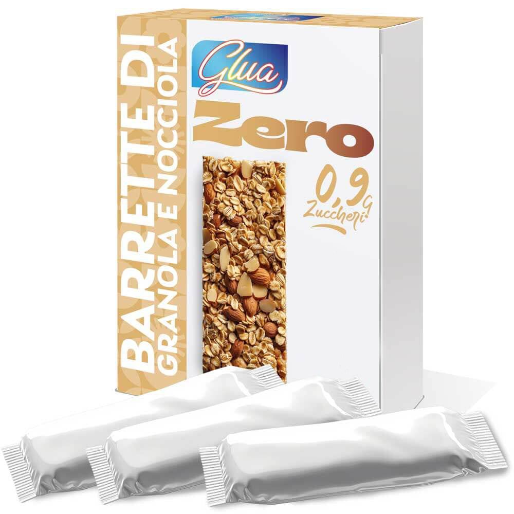 Barritas de granola y avellanas