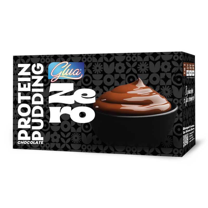 Pudin de proteína de chocolate