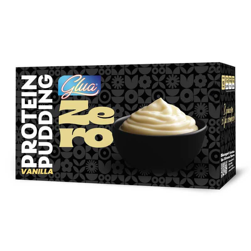 Pudin de proteína de vainilla