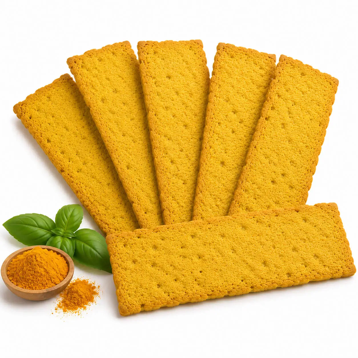 Kegràn Schiacciatine a la cúrcuma