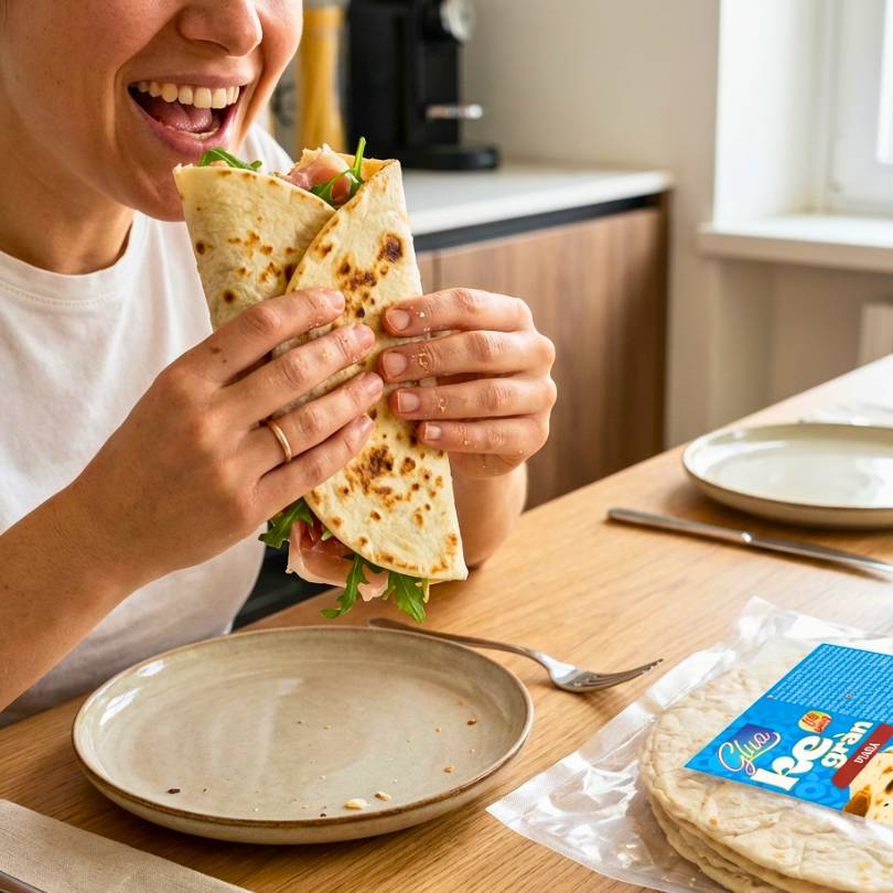 Piadina de proteína