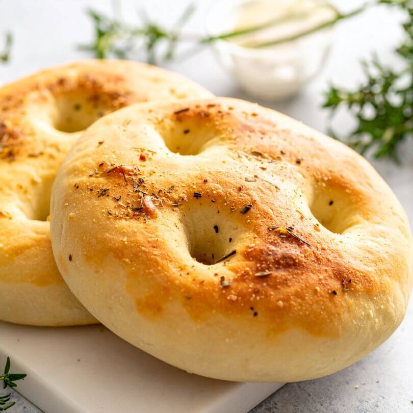 Focaccia proteica, 1g carboidrati, 16% proteine, dieta chetogenica e alimenti proteici.