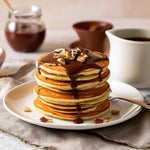 Glua crema proteica spalmabile al gusto di nocciola e cacao vegano adatta per colazioni proteiche, pancakes, porridge e ricette proteiche, colazioni proteiche