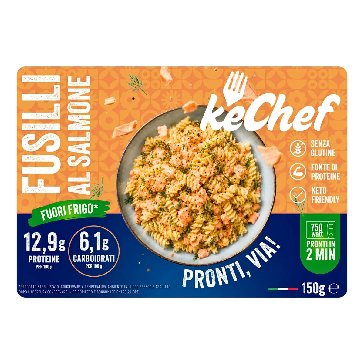 Fusilli keChef al Salmone