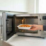 Fusilli kechef alla melanzana e ricotta salata Pronti pronti nel microonde, facile e veloce per una dieta chetogenica.