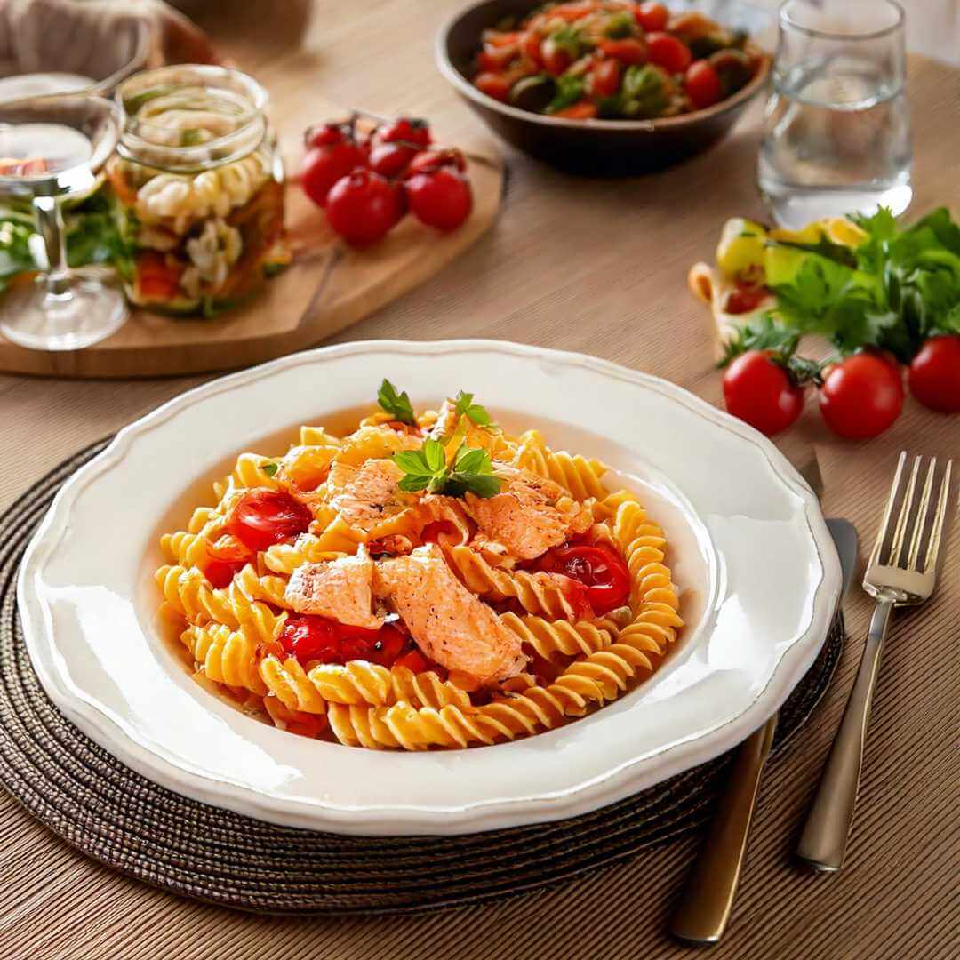 Pasta proteica glua fusilli dieta chetogenica