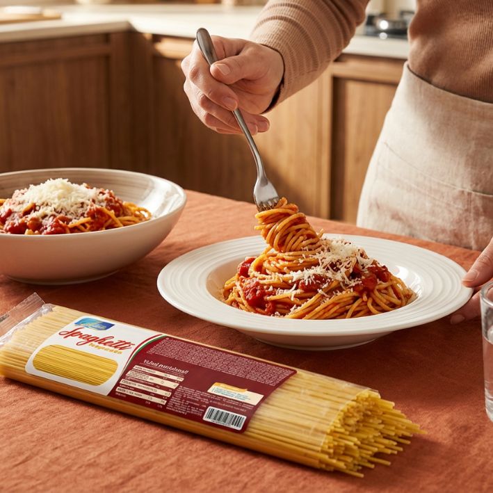 Espaguetis proteicos