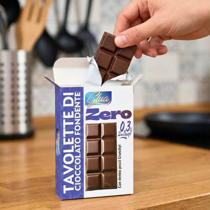 Barras de chocolate negro