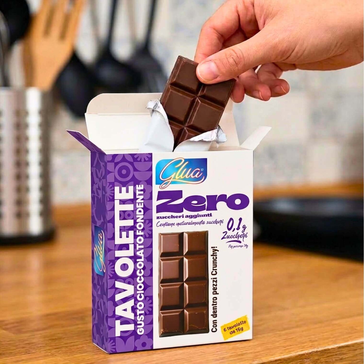 Barras de chocolate negro