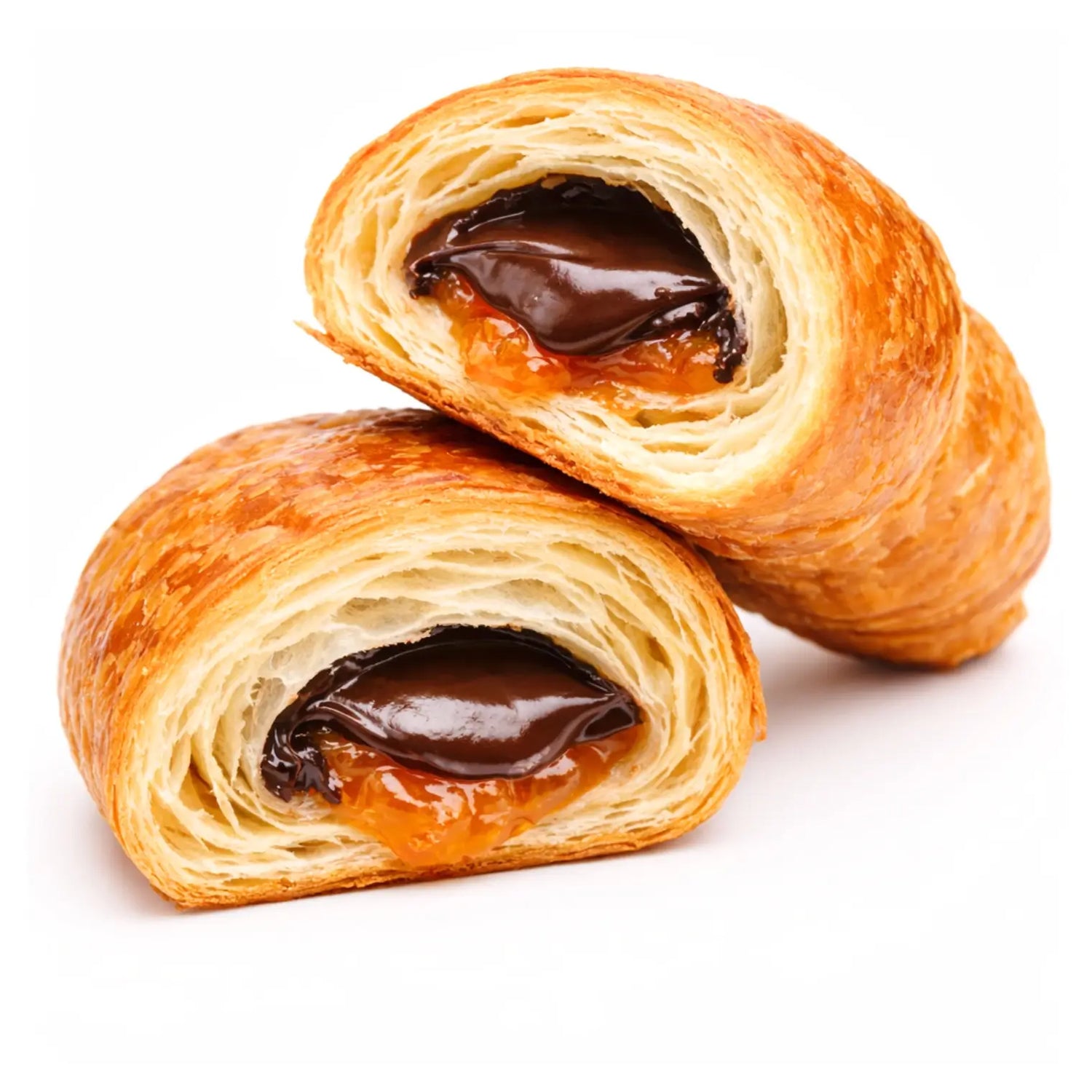 15 Cornetti Proteicos Rellenos de Crema sacher