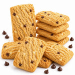 Frollini ZERO al cocco con gocce di cioccolato, snack keto deliziosi con cioccolato.