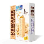 Kewafer ai biscotti e crema: snack con gusto esplosivo, 1,3 g di zuccheri, ideale per dieta chetogenica.