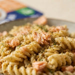 Fusilli keChef al Salmone con salsa cremosa al burro e salmone affumicato, piatto pronto keto.