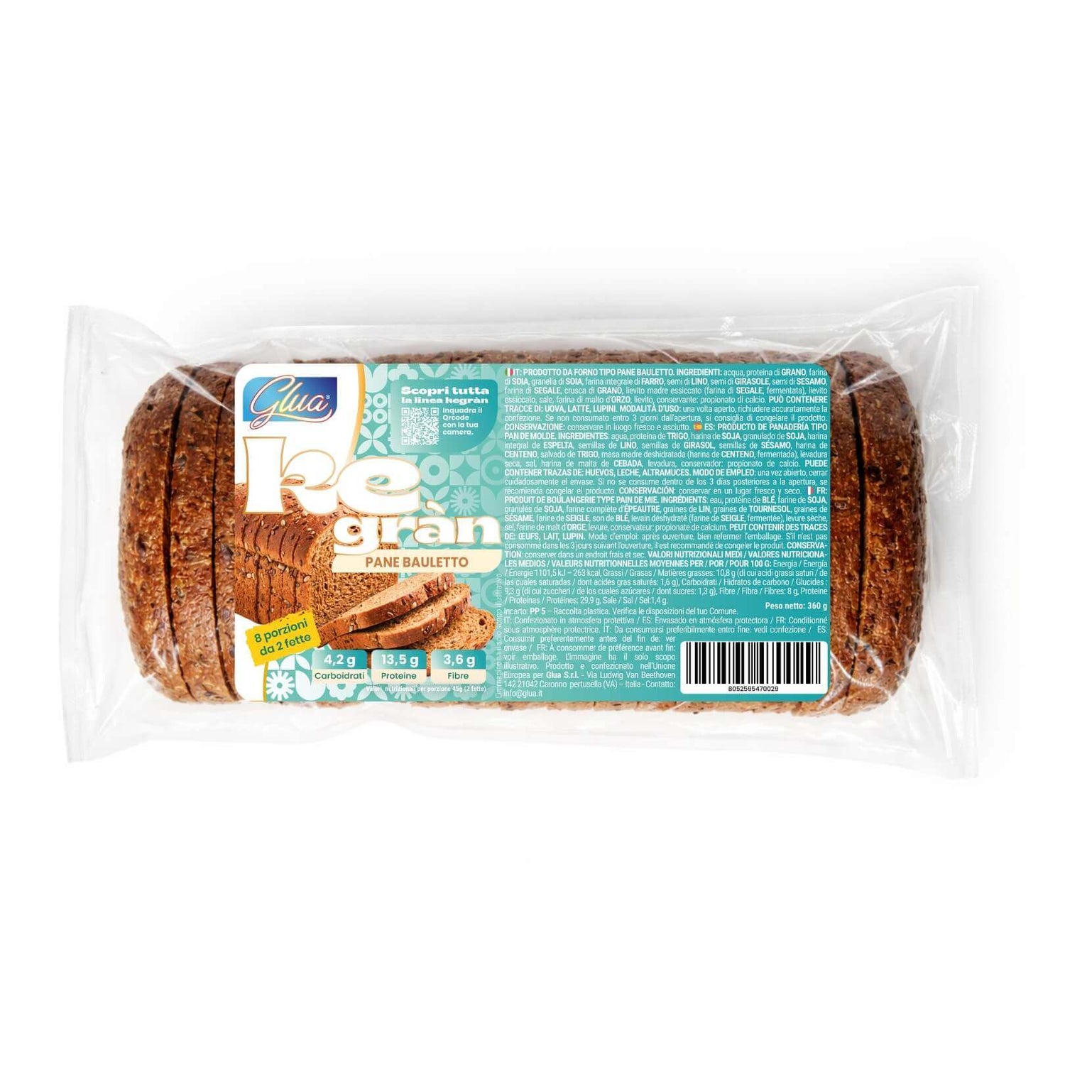 Pan proteico Bauletto