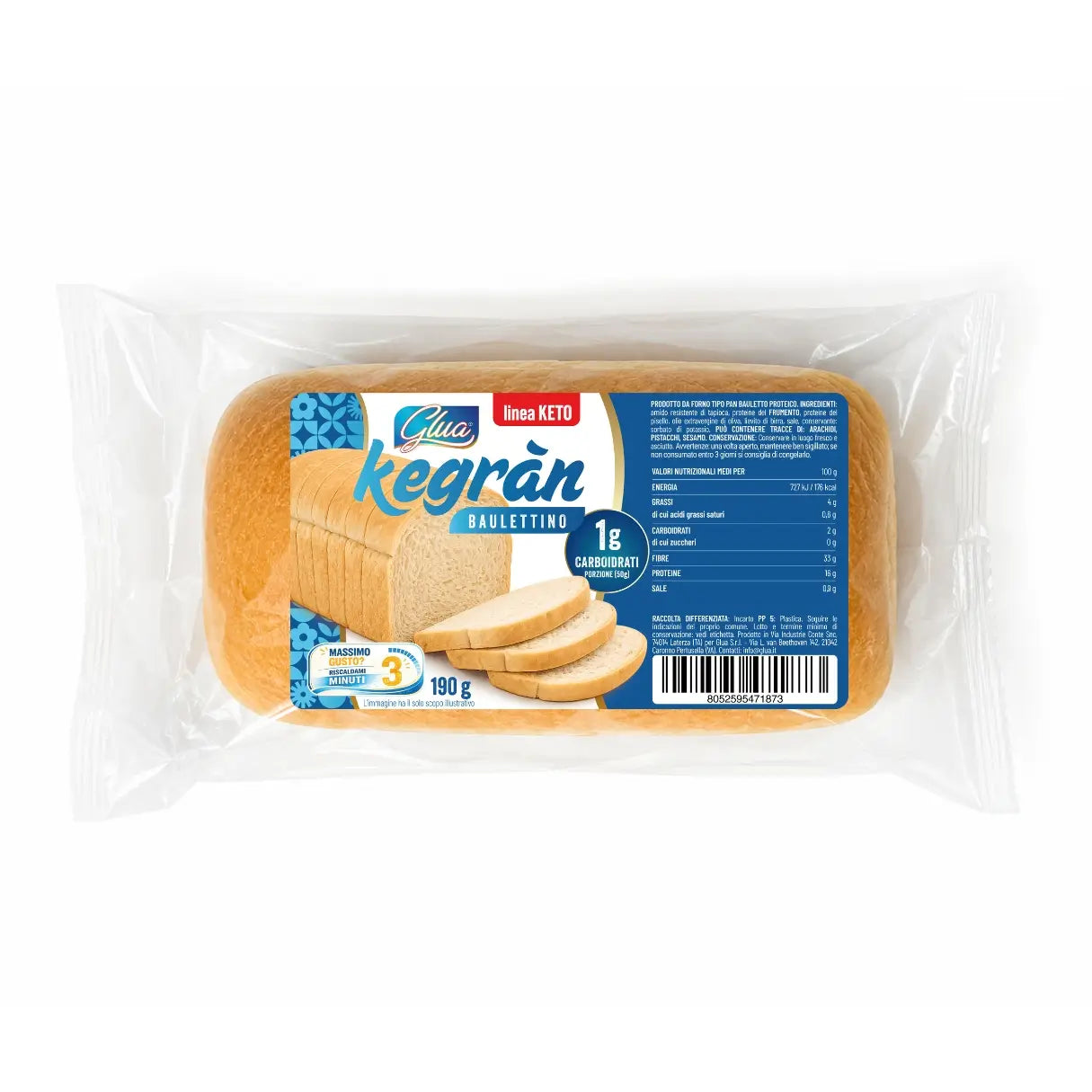 Pane kegràn Bauletto Keto